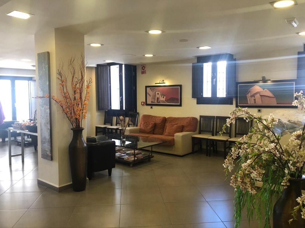 Posezení v ubytování Hotel Rural Real de Poqueira