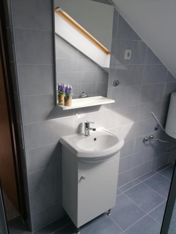 Kúpeľňa v ubytovaní Apartment Niva