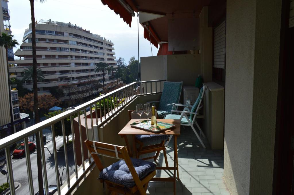Un balcón o terraza de Marbella