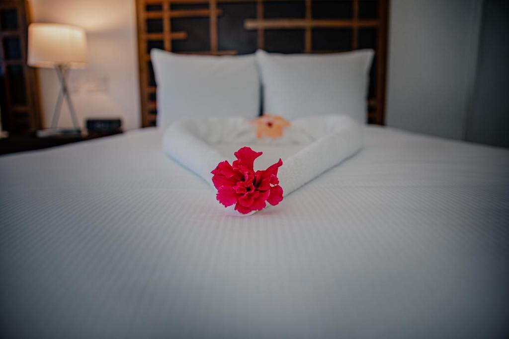 Postel nebo postele na pokoji v ubytování La Placita Inn