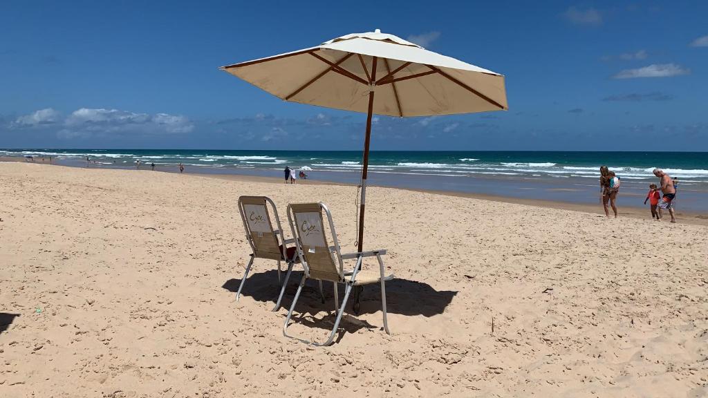  Flat Extraordinário Beira Mar Condomínio Cupe Beach Living