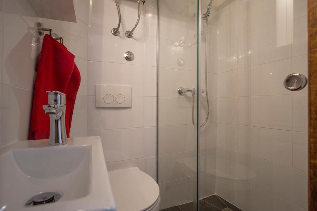 Koupelna v ubytování Guest House Kušeta