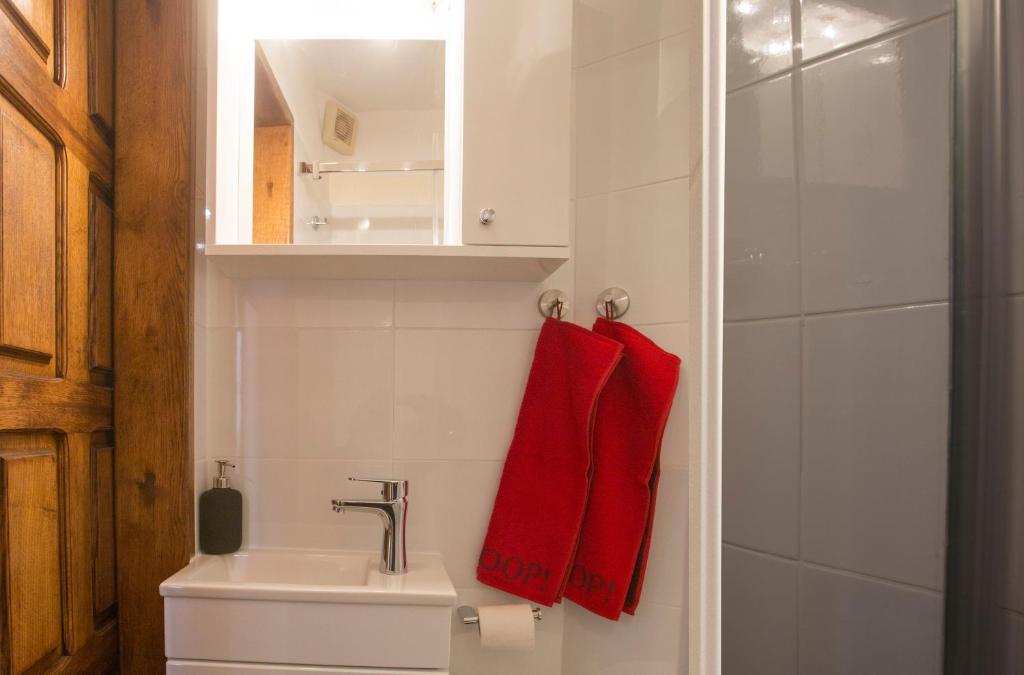 Koupelna v ubytování Guest House Kušeta