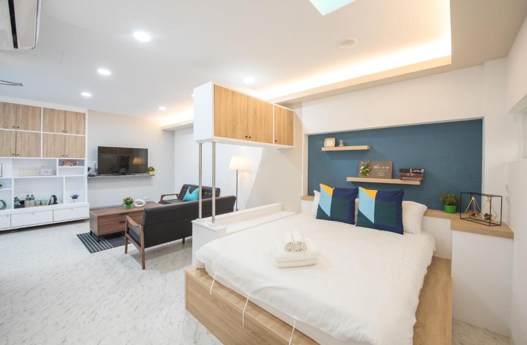Kuchyň nebo kuchyňský kout v ubytování BIRD series B&B&Hostel複合式民宿#本國旅客須先匯款