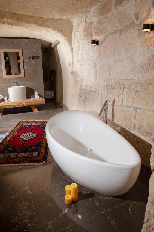 Koupelna v ubytování Exedra Cappadocia