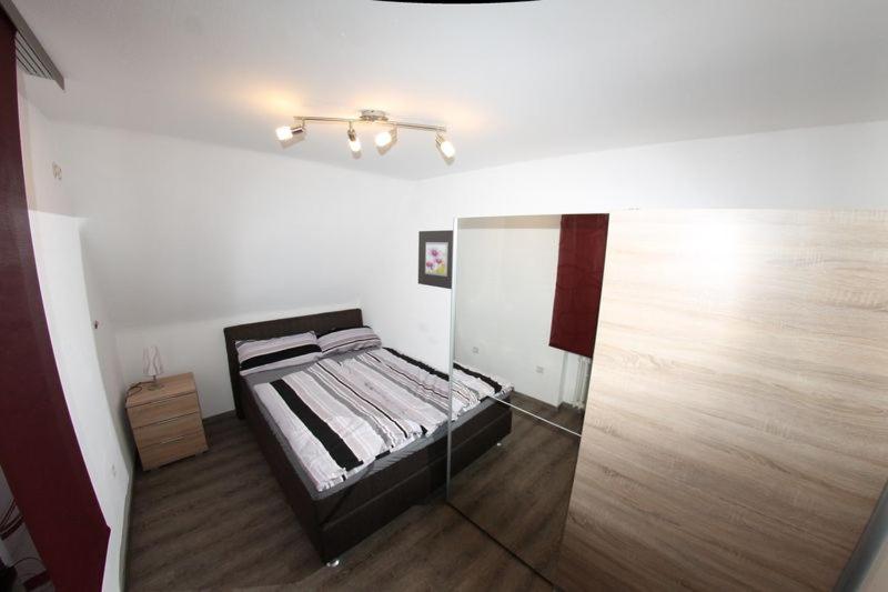 Postel nebo postele na pokoji v ubytování Haus Trude