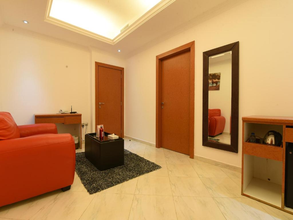 Posezení v ubytování Mirage Hotel