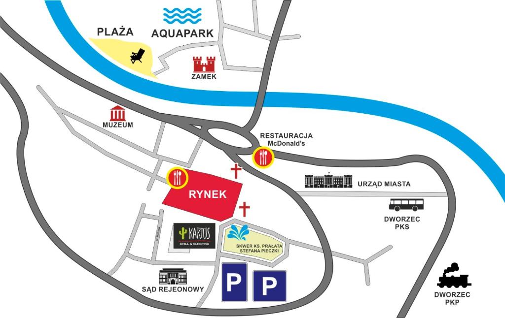 Kaktus Chill & Sleeping - 50 m od Rynku, Racibrz (updated prices 2026)