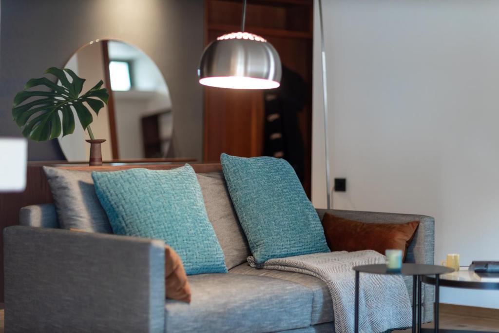 Część wypoczynkowa w obiekcie The H Experience Boutique Apartments Athens - free parking and fiber internet