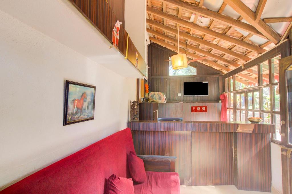 TV a/nebo společenská místnost v ubytování Rustic Village - By Rivasa