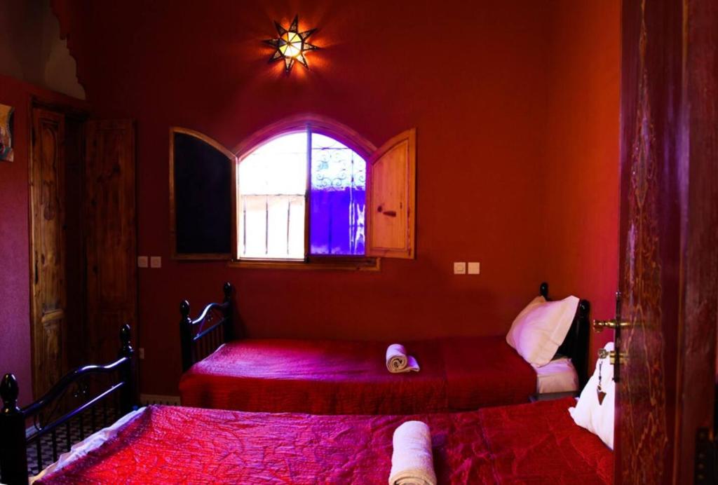 Postel nebo postele na pokoji v ubytování Riad MAHJOUBA MARRAKECH & SPA