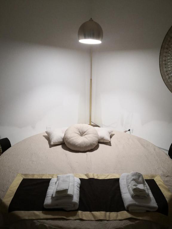 Postel nebo postele na pokoji v ubytování Babbo maison