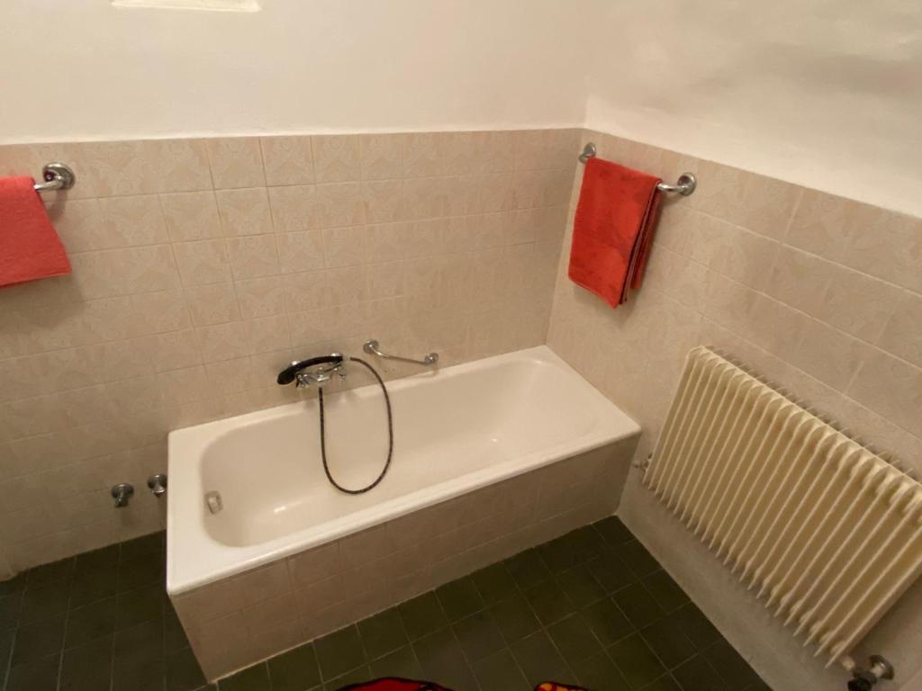 Koupelna v ubytování Gasthof Albergo Ressmair