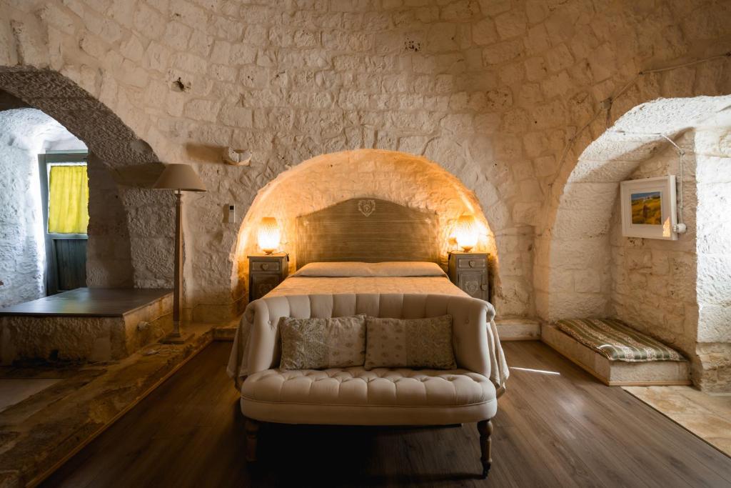 Posezení v ubytování Borgo D'Itria