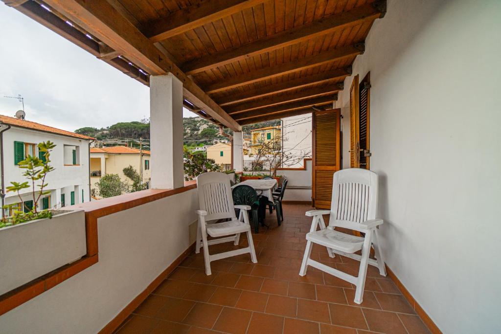 Balkón nebo terasa v ubytování Clara Vista Mare - Goelba