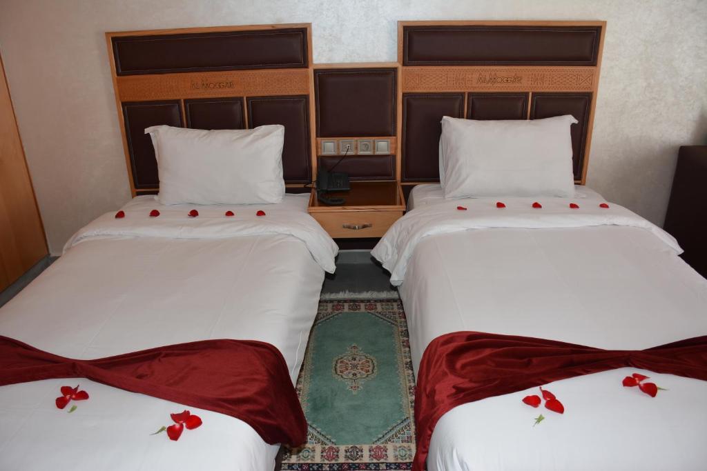 Postel nebo postele na pokoji v ubytování Hotel Club Almoggar Garden Beach