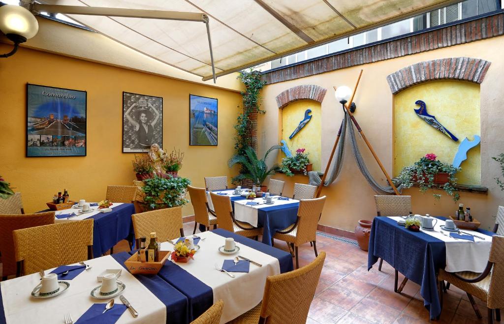 Restaurace v ubytování Locanda La Comacina