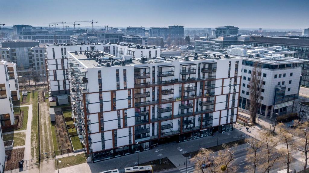 Výhľad na mesto Varšava alebo výhľad na mesto priamo z apartmánu