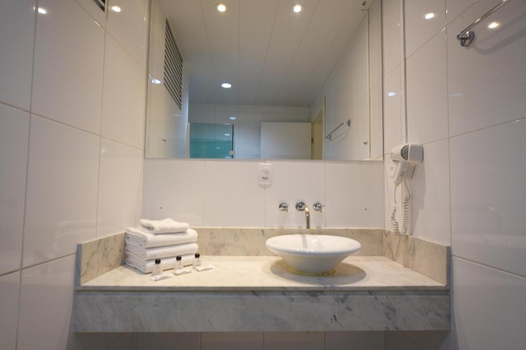Koupelna v ubytování Hotel Dunamys Curitiba