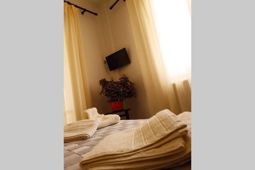 Posteľ alebo postele v izbe v ubytovaní Ellis Apartments , Amperia , Crete
