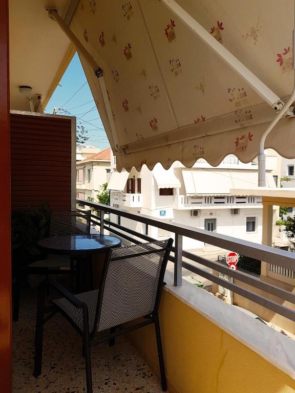 Balkón alebo terasa v ubytovaní Ellis Apartments , Amperia , Crete