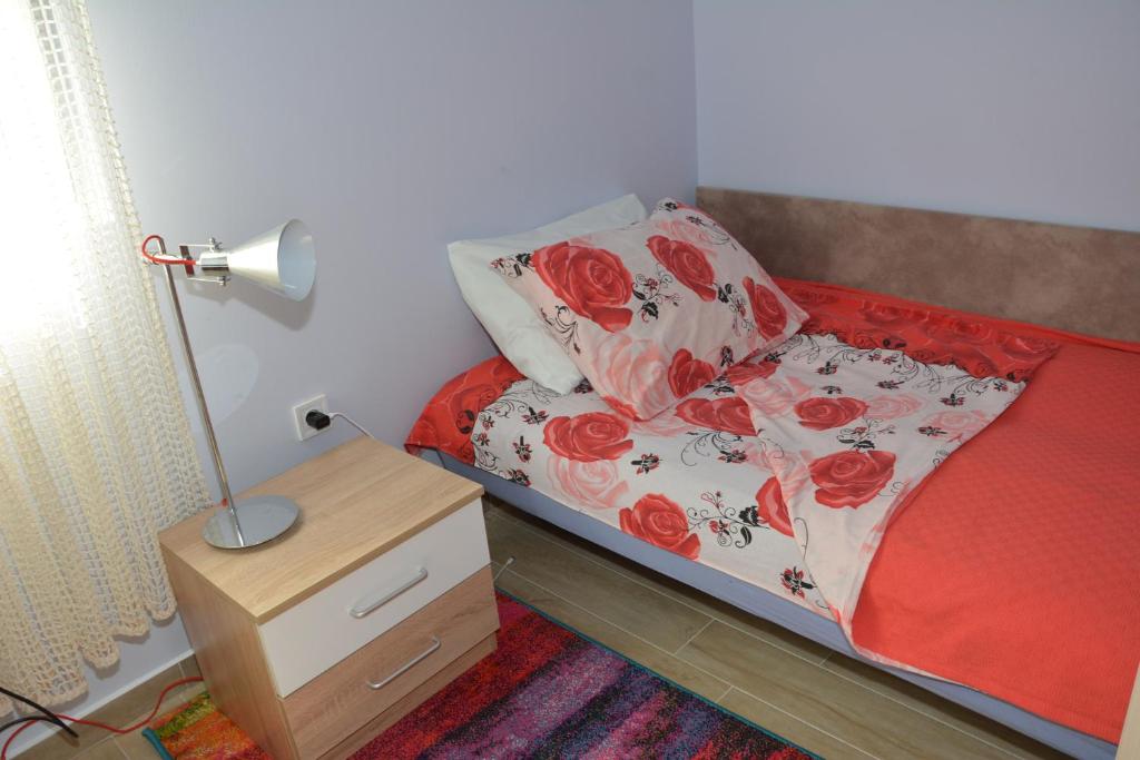 Postel nebo postele na pokoji v ubytování Vila Pelinovo