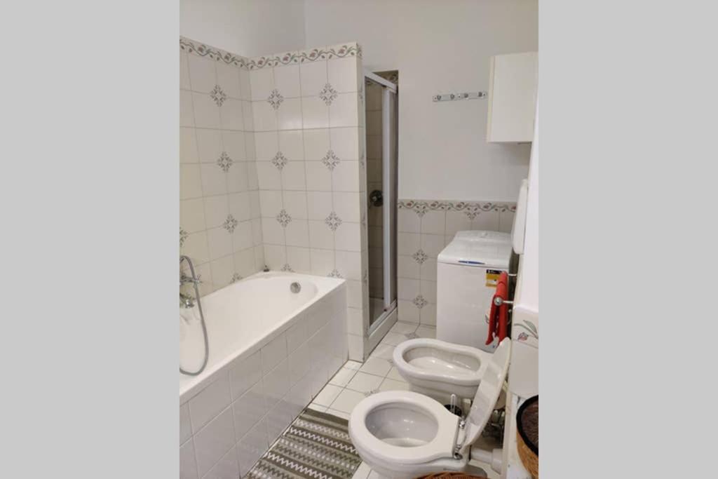 A bathroom at Lanza Tomasi Apartment - centre