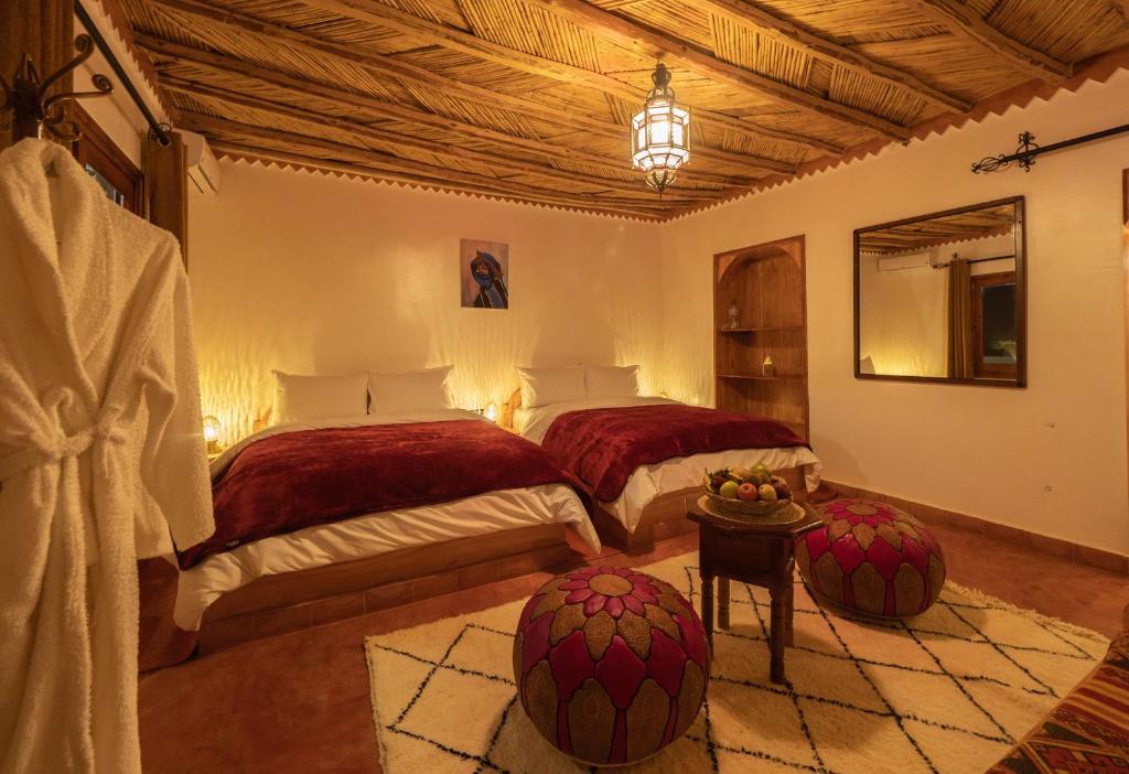 Hotel Riad Bahammou - Chambre Double Ou Lits Jumeaux Avec Balcon