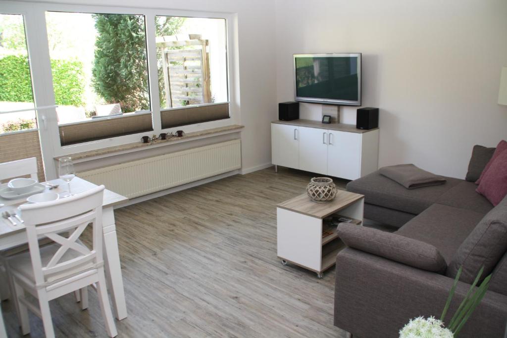 Et tv og/eller underholdning på Apartment am Hütteberg