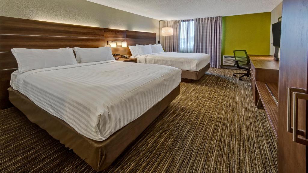 Holiday Inn Express Louisville Airport Expo Center by IHG - Standaard Queen Kamer Met 2 Queensize Bedden