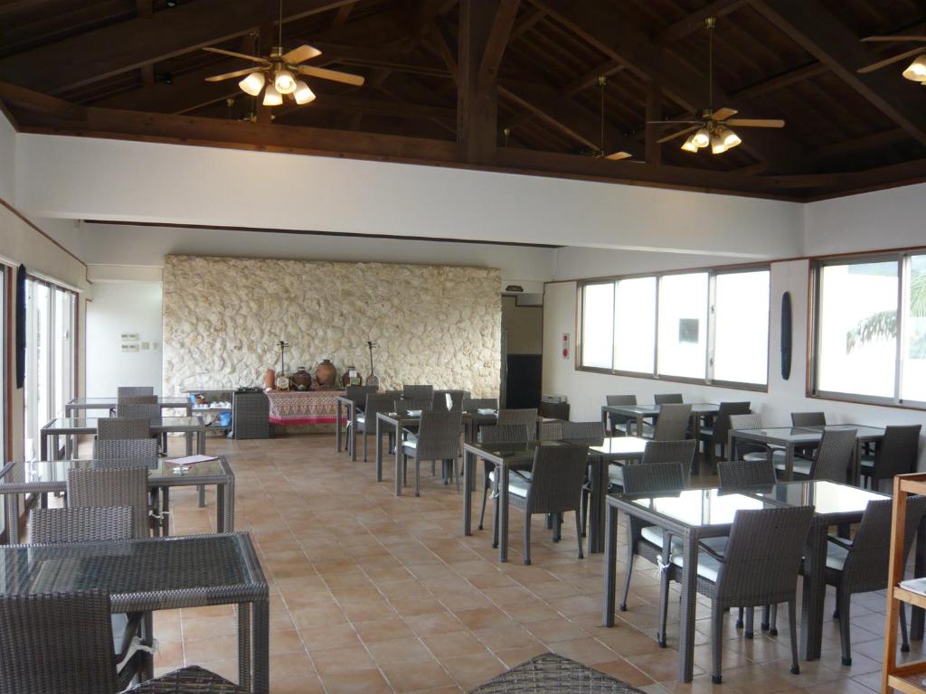 Restaurace v ubytování エコヴィレッジ西表 Eco Village Iriomote