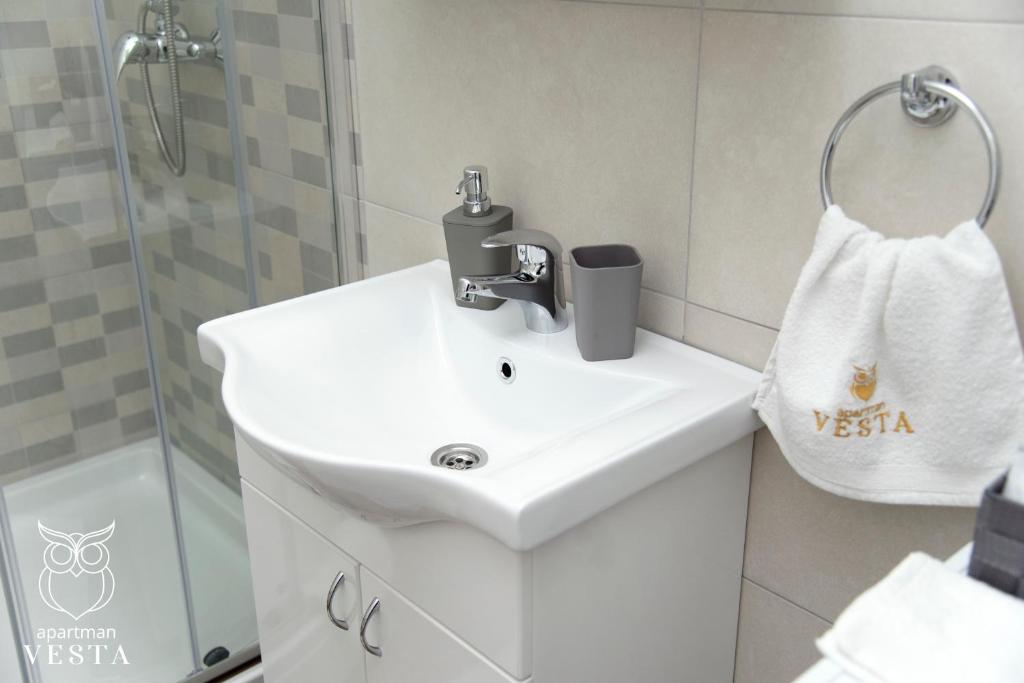 Bilik mandi di VESTA Apartman
