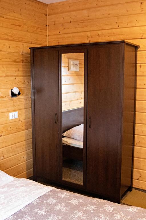 Postel nebo postele na pokoji v ubytování Agroturystyka u Jarka