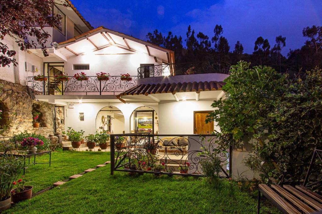 Zahrada ubytování Luna House Cusco