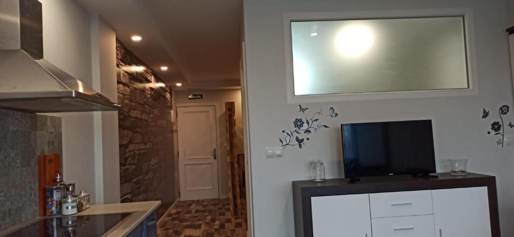 Kuchyňa alebo kuchynka v ubytovaní Apartamento Sol deluxe Suances