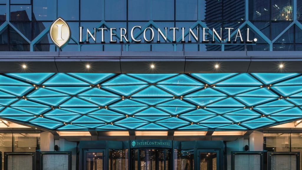 a building with a sign that reads international at InterContinental Beijing Sanlitun, an IHG Hotel in Beijing