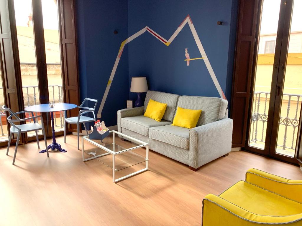 Posezení v ubytování Ritual Sevilla Suites Centro