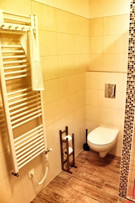 Koupelna v ubytování Apartmány AMADE Jeseníky