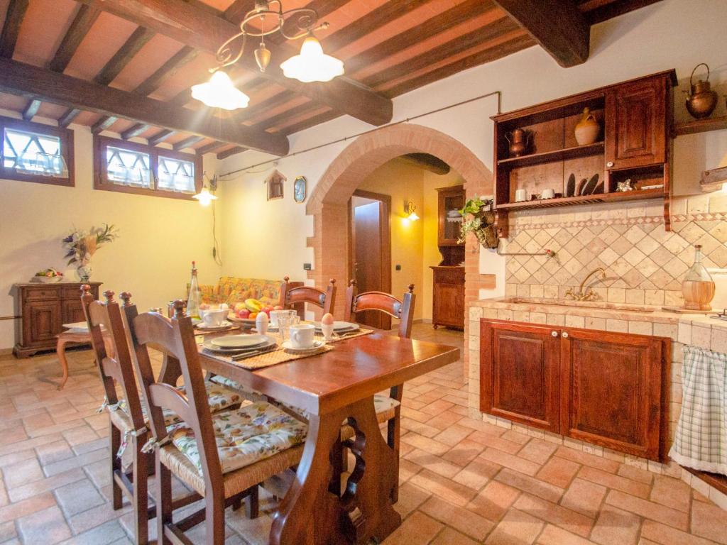 A kitchen or kitchenette at Holiday Home Capanna di Sopra by Interhome