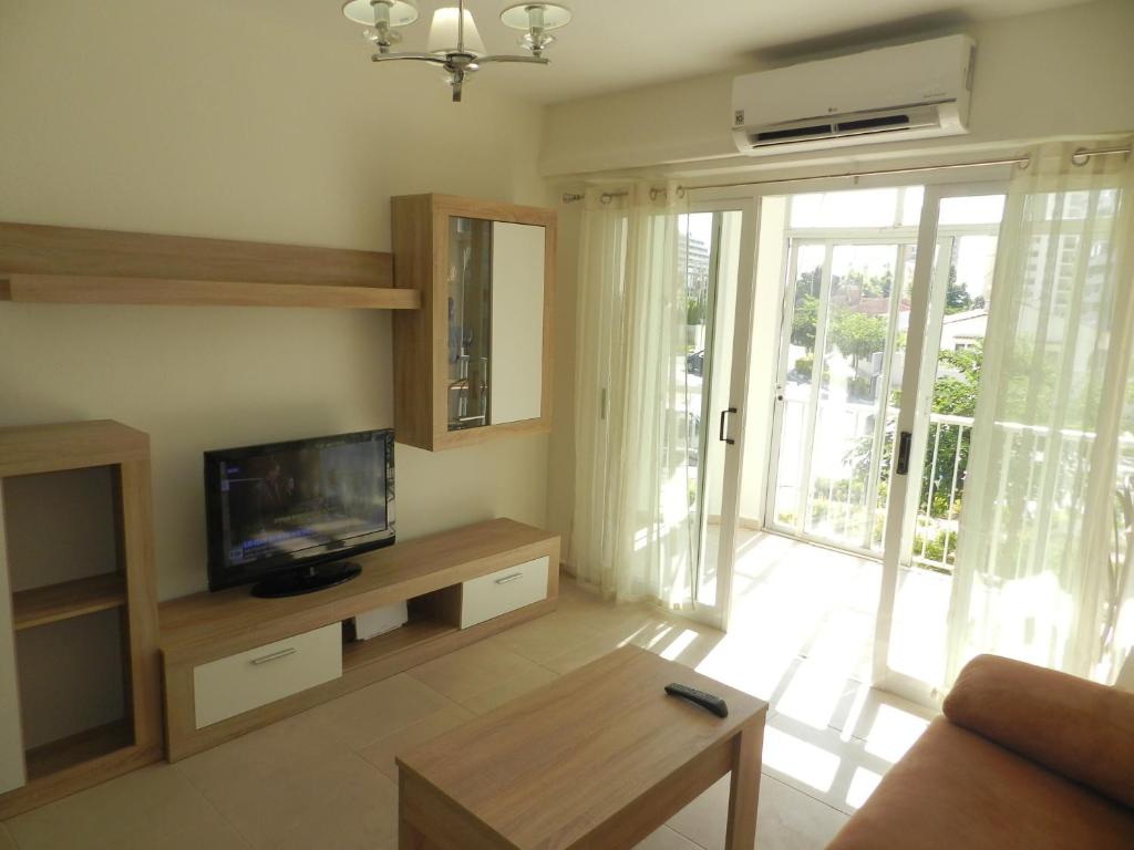 TV a/nebo společenská místnost v ubytování Apartamento Beata 4 PAX