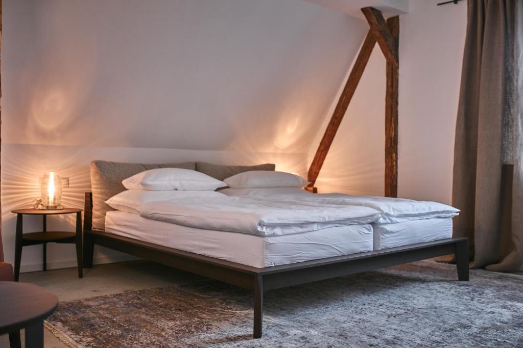 Postel nebo postele na pokoji v ubytování Residenz Velich