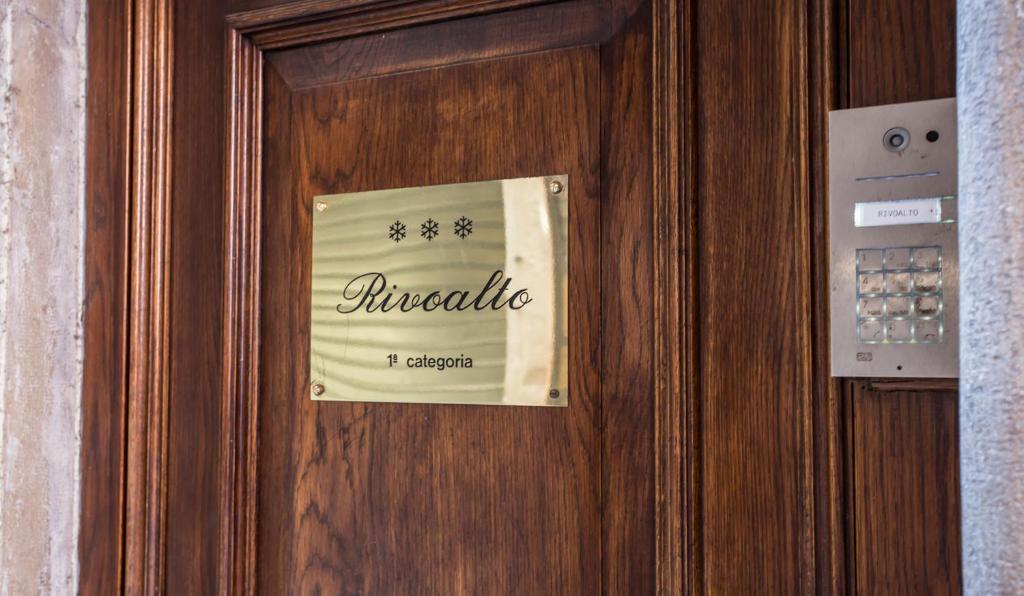 Certifikát, hodnocení, plakát nebo jiný dokument vystavený v ubytování Residenza Rivo Alto