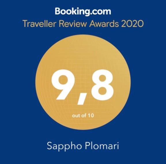 Certifikát, hodnocení, plakát nebo jiný dokument vystavený v ubytování Sappho Plomari