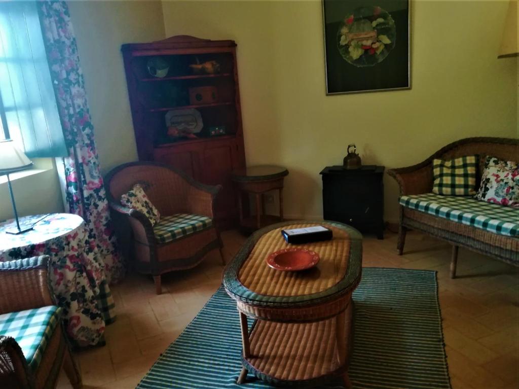 Posezení v ubytování Quinta Do Cano