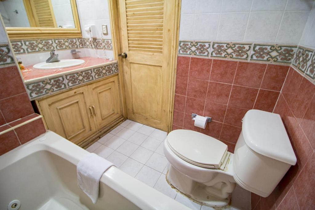 Koupelna v ubytování Suites Flamboyanes