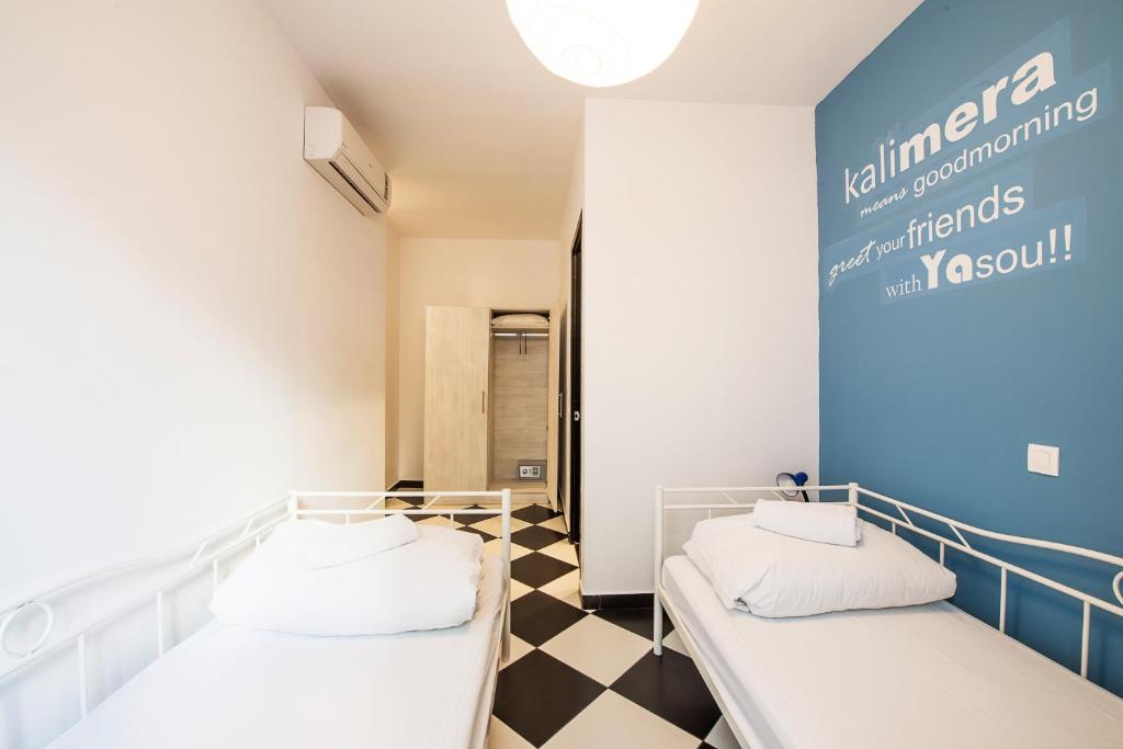 Voodi või voodid majutusasutuse Safestay Athens Monastiraki toas