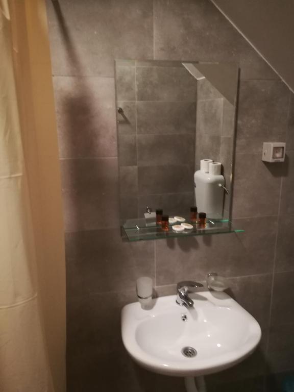 Koupelna v ubytování Vignjišta