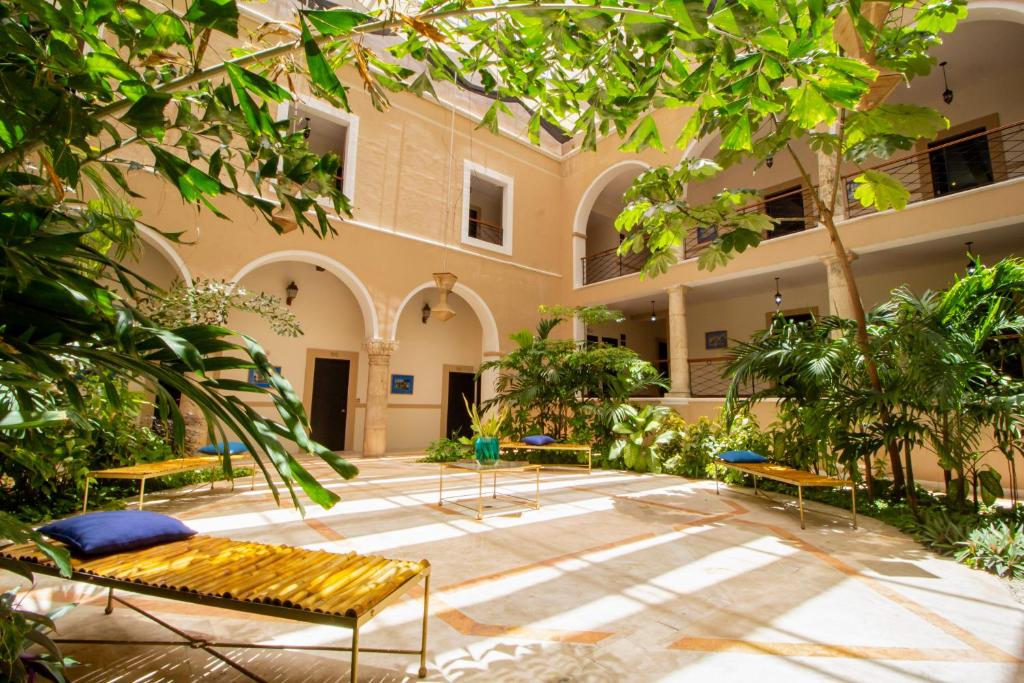 Zahrada ubytování Hotel Merida
