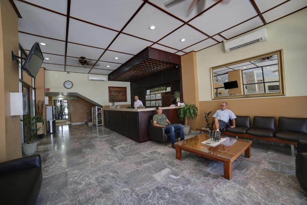 Posezení v ubytování Hotel Plaza