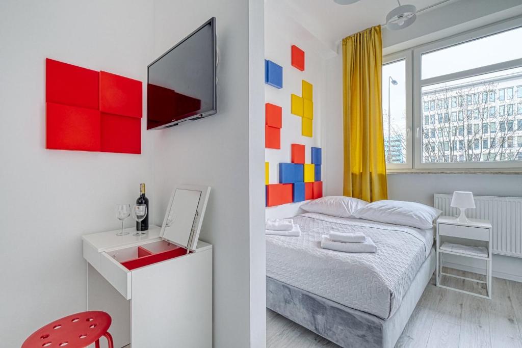 Postel nebo postele na pokoji v ubytování Level Rooms